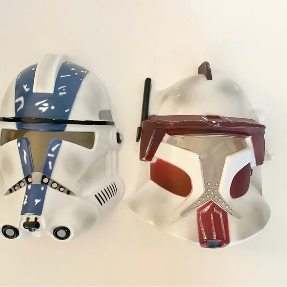 Star Wars Clone Trooper Masks – Captain Rex & Commander Fox (Set of 2) - Picture 1 of 4